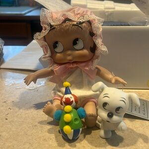 Danbury Mint Betty Boop porcelain doll “Clowning Around”